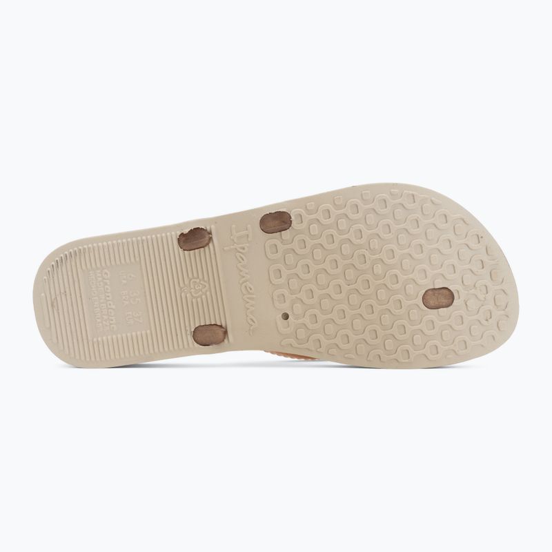 Damen Zehentrenner Ipanema Bossa Soft V beige/gold 4
