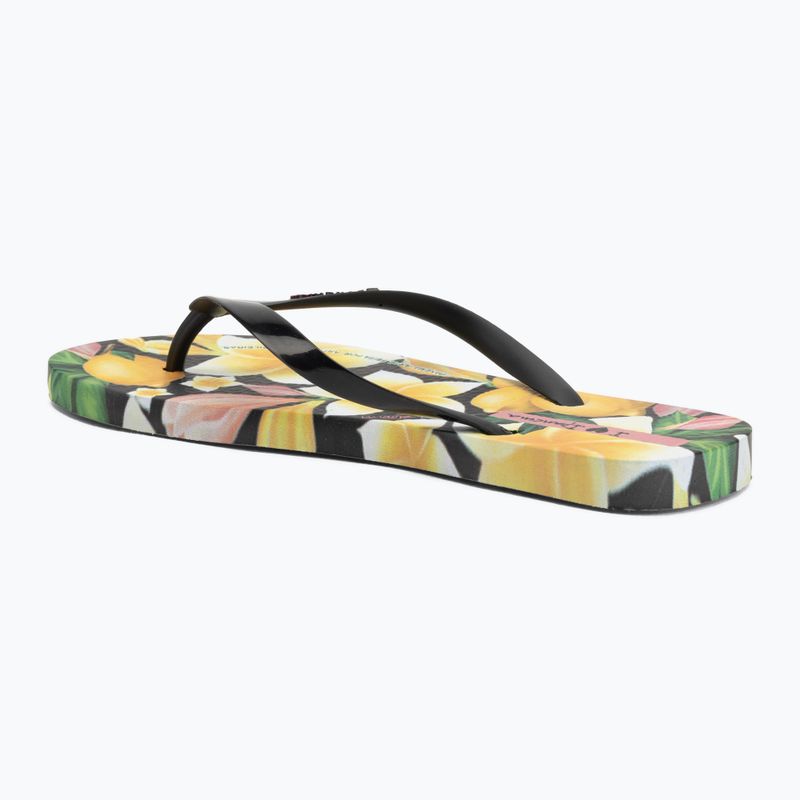 Damen Zehentrenner Ipanema Arte black/yellow/pink 3