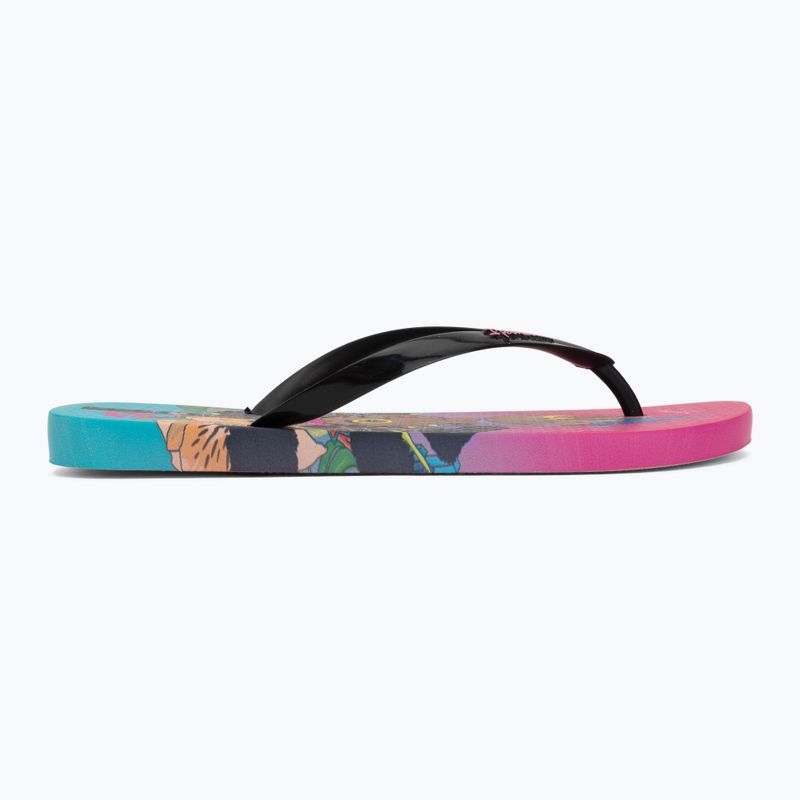 Damen Zehentrenner Ipanema Graffiti V pink/black/blue 2