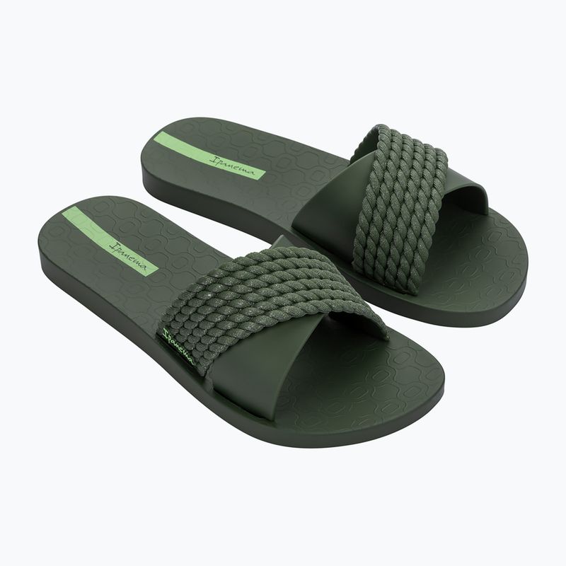 Damen-Pantoletten Ipanema Street II green/dark green 2