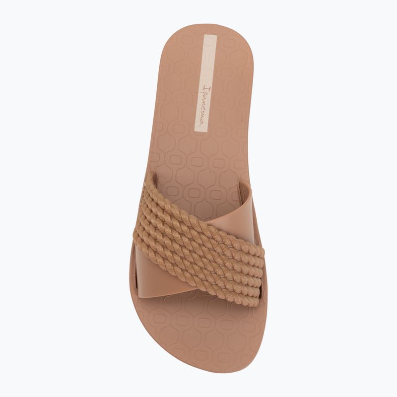 Damen-Pantoletten Ipanema Street II brown/brown/beige 5