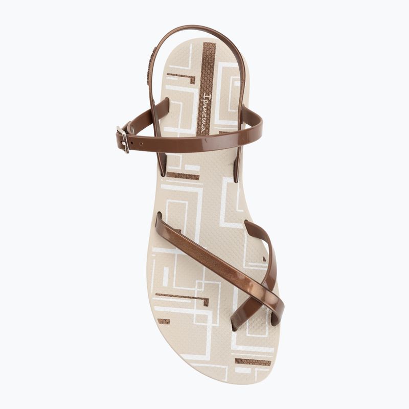 Damen-Sandalen Ipanema Fashion Sand VIII Beige/Metallic Pink 5