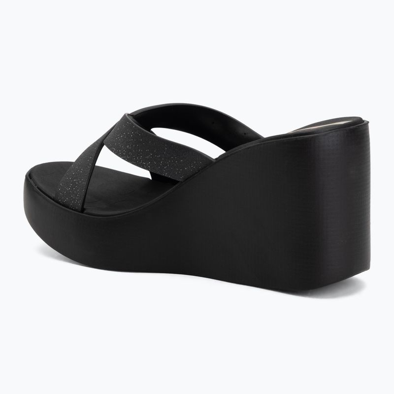 Damen-Pantoletten Ipanema High Fashion II Slide black/glitter/beige 3