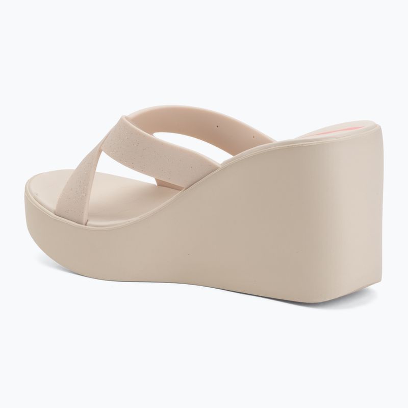 Damen-Pantoletten Ipanema High Fashion II Slide beige/glitter/pink 3