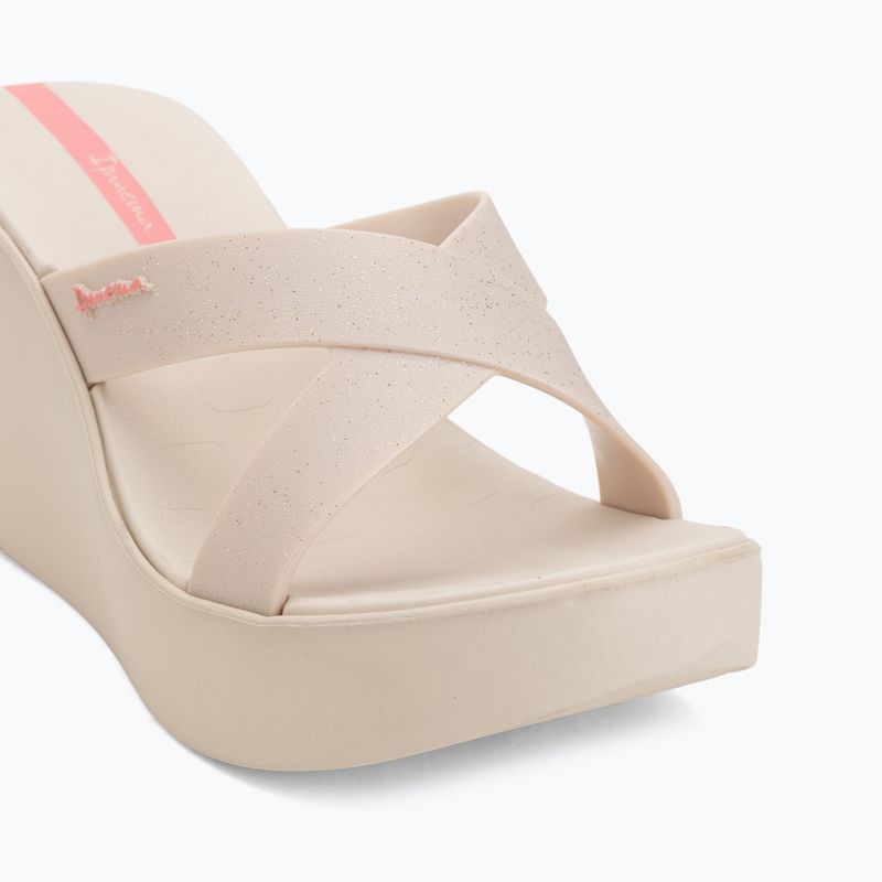 Damen-Pantoletten Ipanema High Fashion II Slide beige/glitter/pink 7