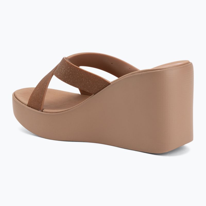 Damen-Pantoletten Ipanema High Fashion II Slide brown/glitter/pink 3