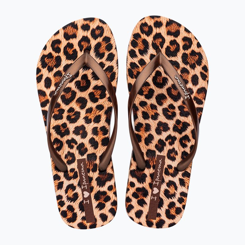 Damen Zehentrenner Ipanema Animal Print beige/bronze/bronze 2