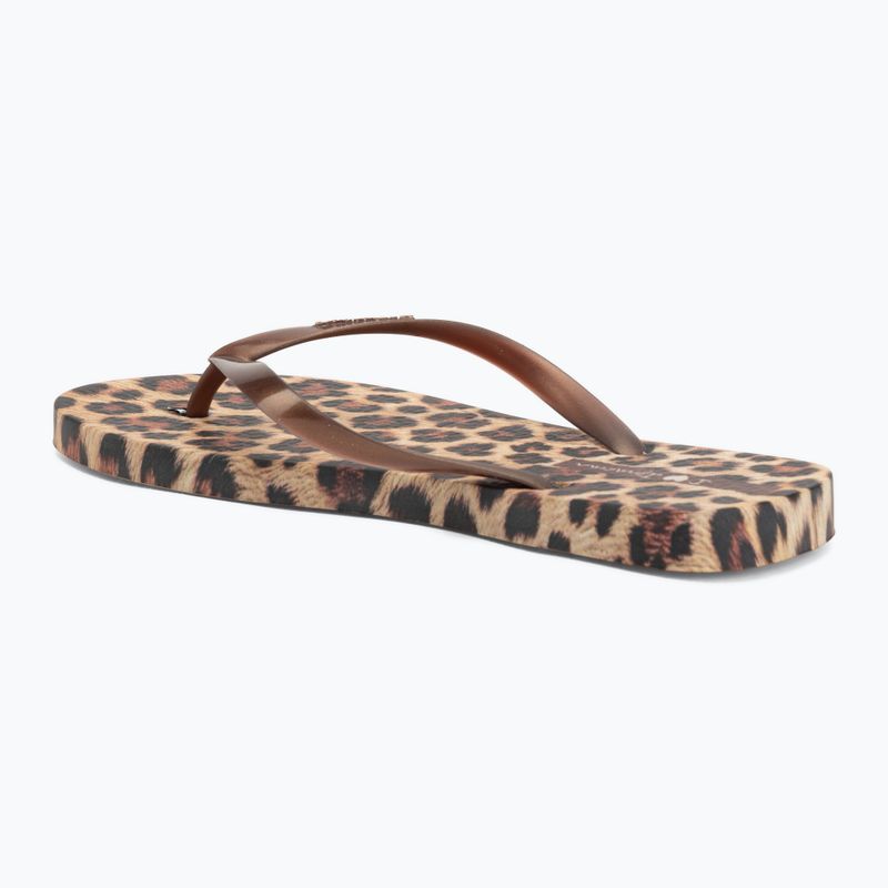 Damen Zehentrenner Ipanema Animal Print beige/bronze/bronze 3