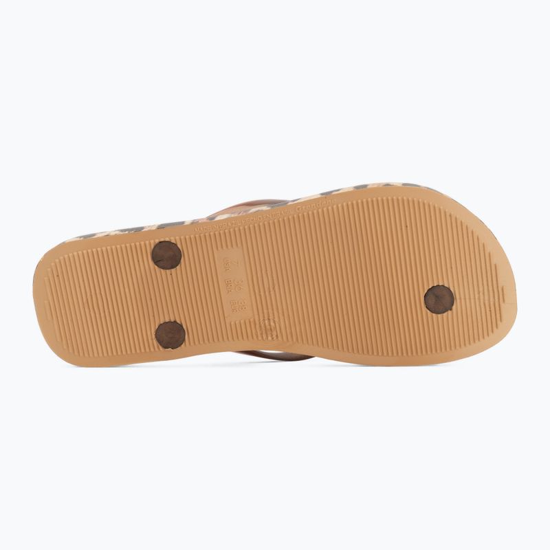 Damen Zehentrenner Ipanema Animal Print beige/bronze/bronze 4