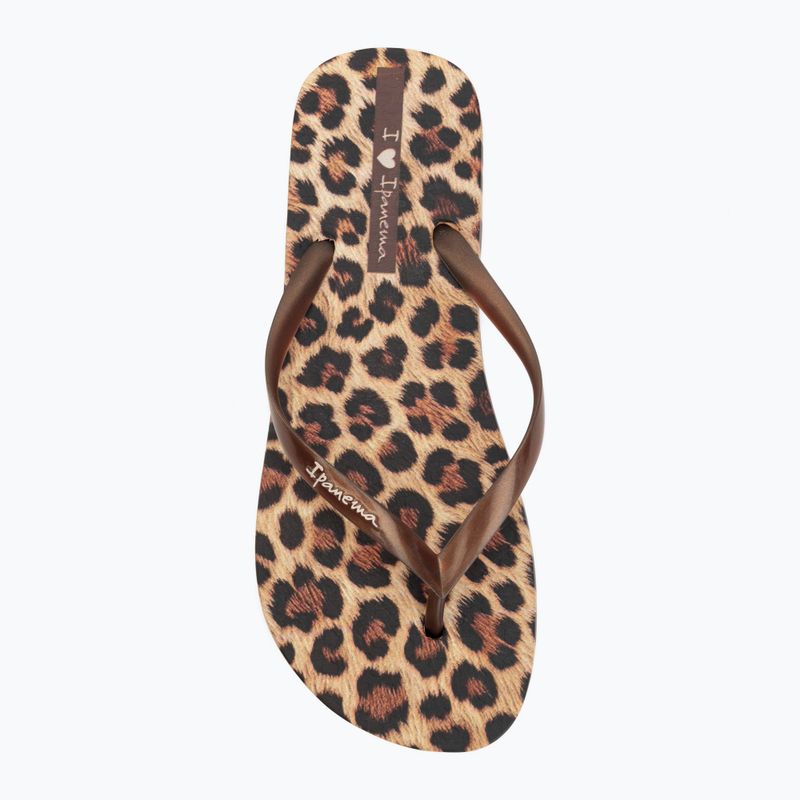 Damen Zehentrenner Ipanema Animal Print beige/bronze/bronze 5