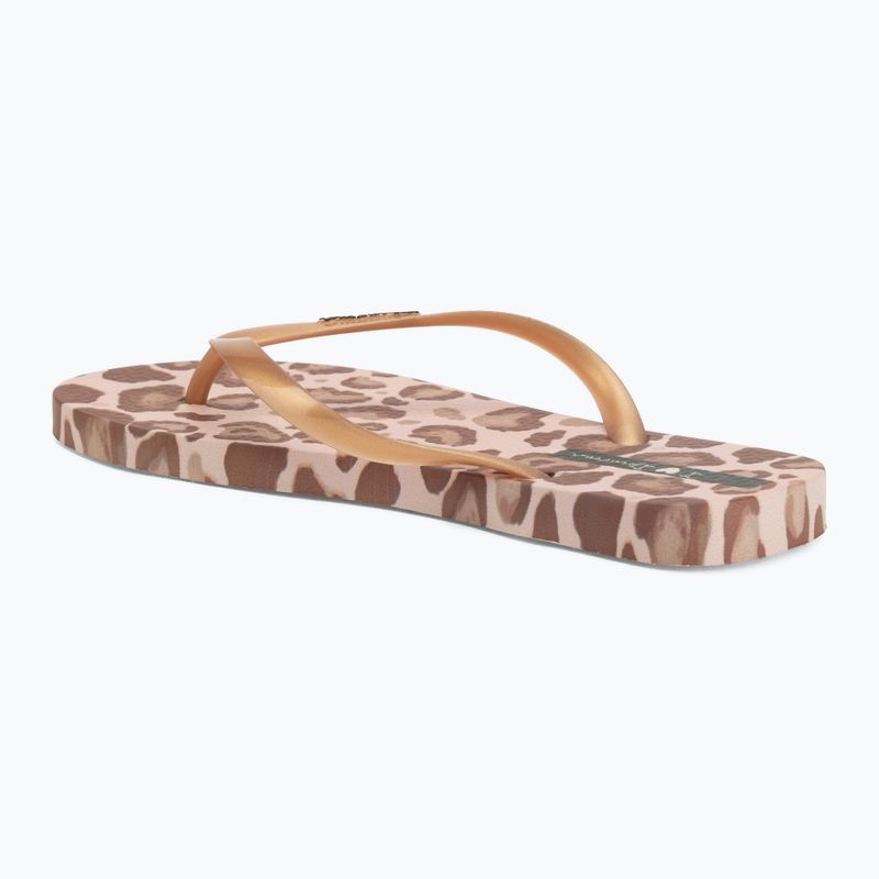 Damen Zehentrenner Ipanema Animal Print beige/gold 3