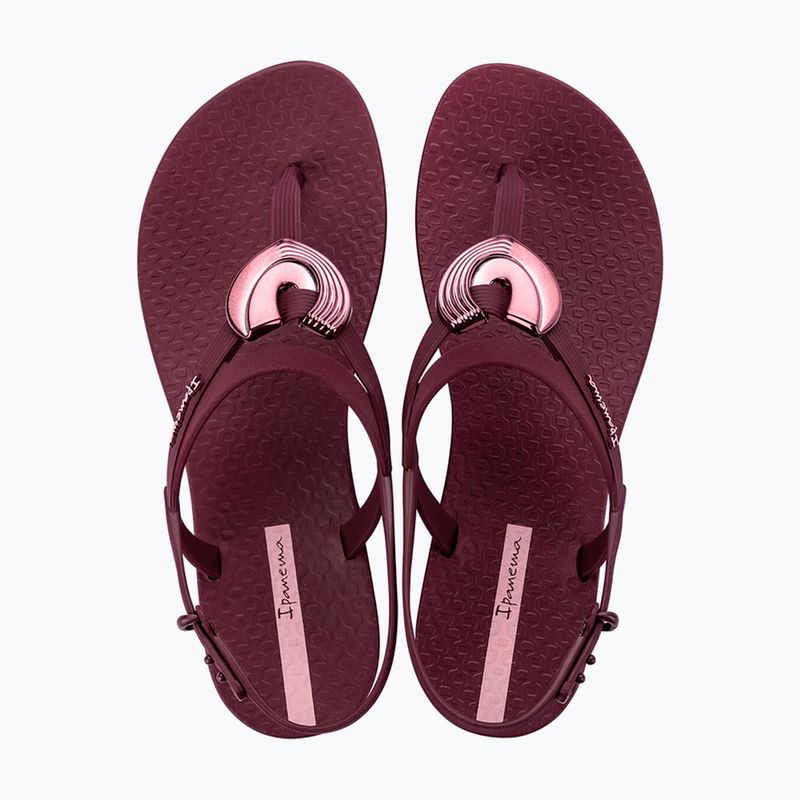 Damen-Sandalen Ipanema Classic Dreamy burgundy/burgundy/metallic 2