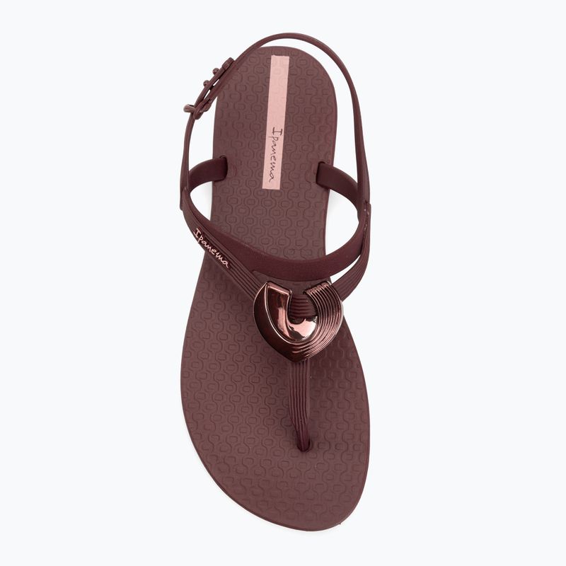 Damen-Sandalen Ipanema Classic Dreamy burgundy/burgundy/metallic 5