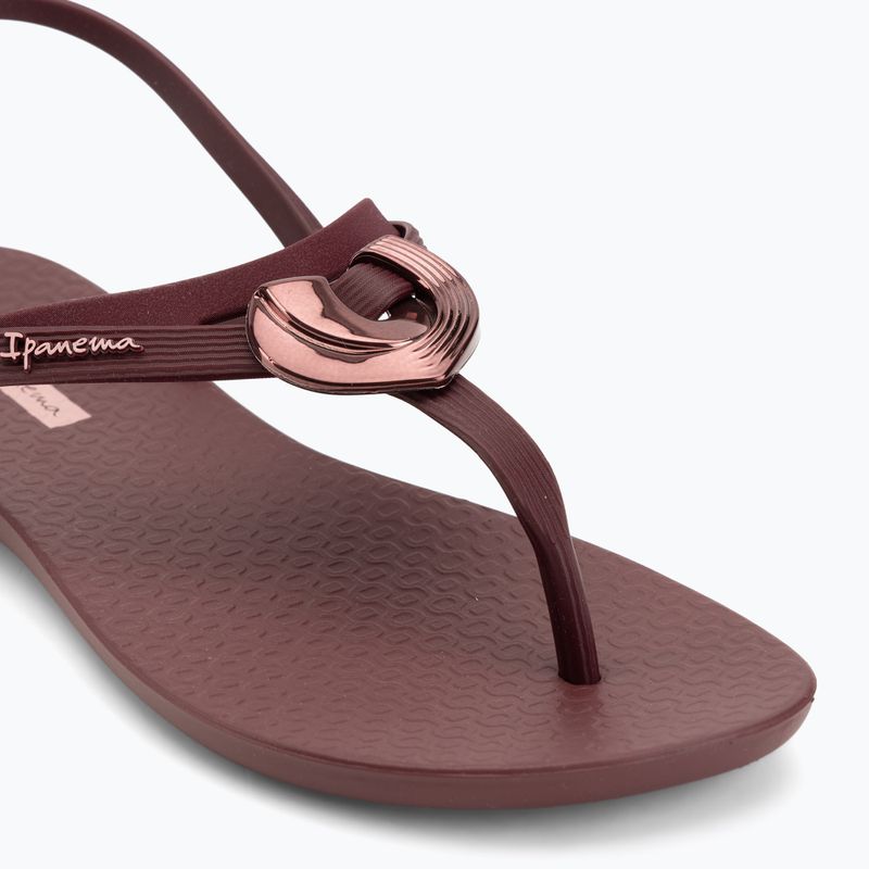 Damen-Sandalen Ipanema Classic Dreamy burgundy/burgundy/metallic 7