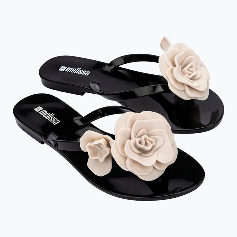 Damen Flip-Flops Melissa Harmonic Petals Ad black/beige 3