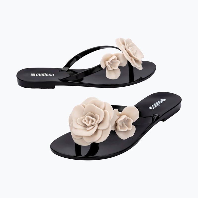 Damen Flip-Flops Melissa Harmonic Petals Ad black/beige 4