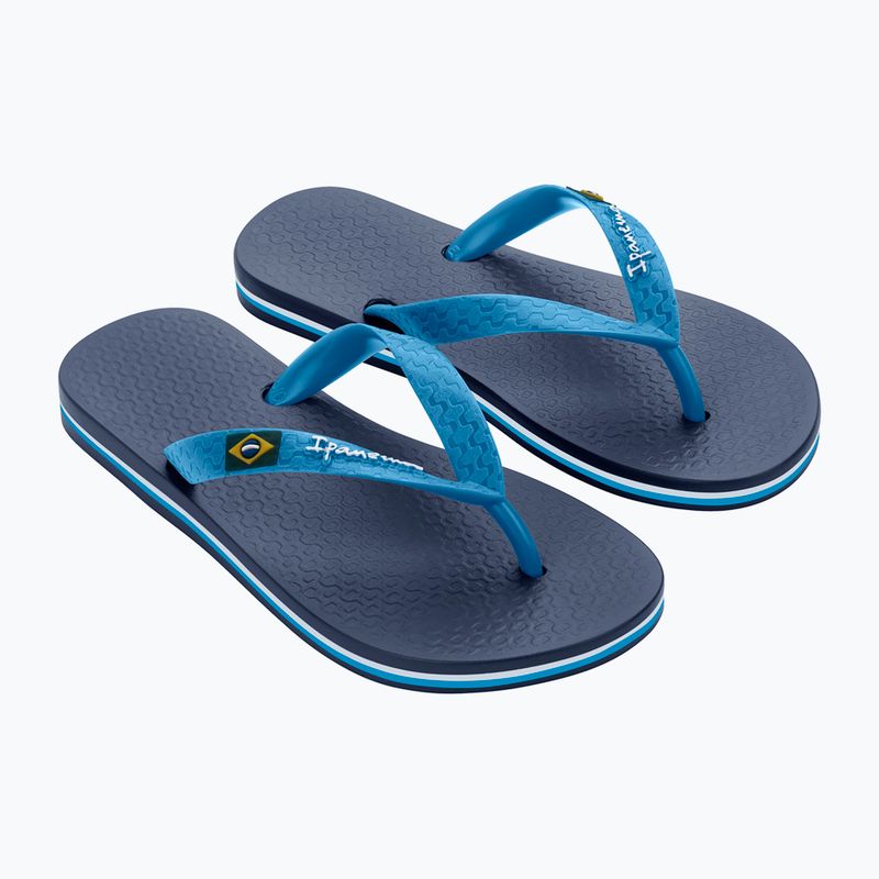 Ipanema Clas Brasil Kinder-Pantoletten blau 80416-22117 8