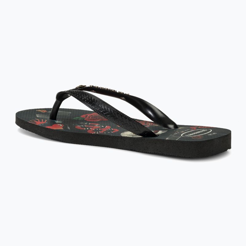 Herren Havaianas Top Tribo Flip Flops schwarz / schwarz 3