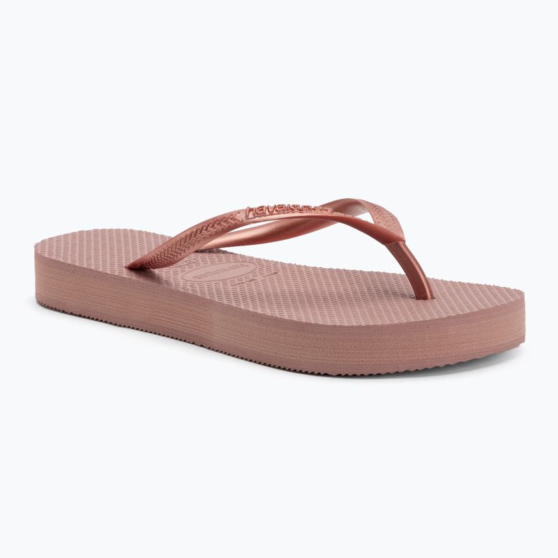 Havaianas Slim Platform Damen Flip Flops Krokus Rose