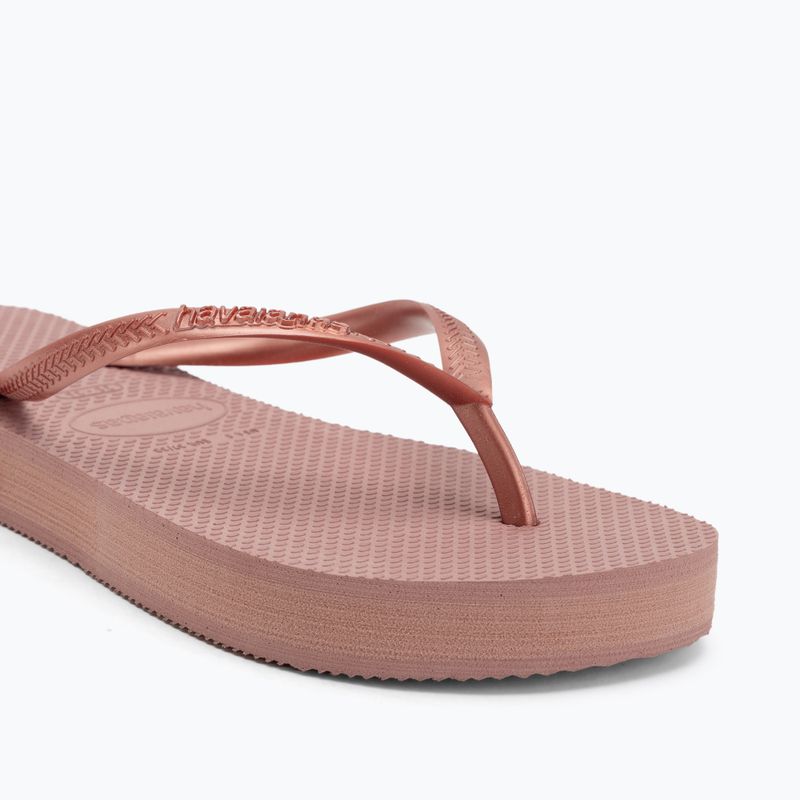 Havaianas Slim Platform Damen Flip Flops Krokus Rose 7