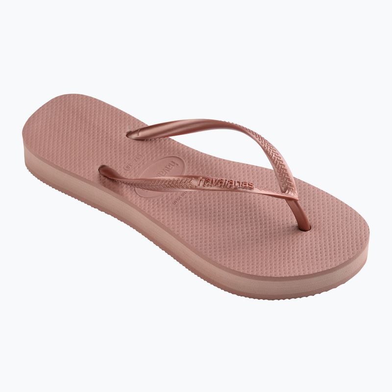 Havaianas Slim Platform Damen Flip Flops Krokus Rose