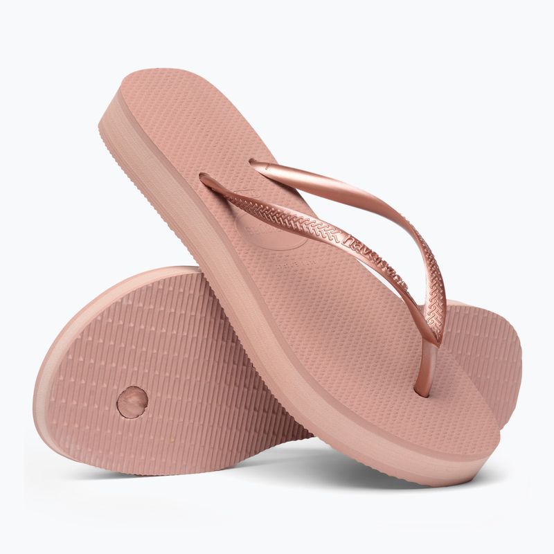 Havaianas Slim Platform Damen Flip Flops Krokus Rose 5