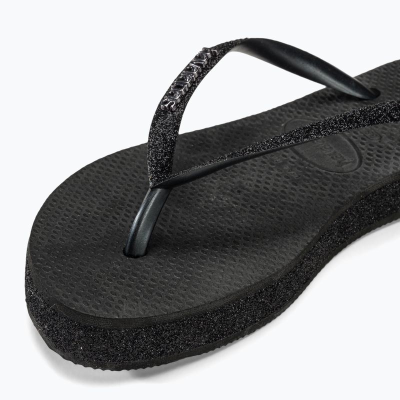 Havaianas Slim Flatform Sparkle Damen Flip Flops schwarz 7