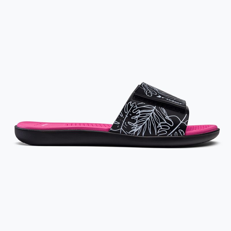 RIDER Pool IV Fem Damen Pantolettel schwarz-rosa 83331-AD447 2