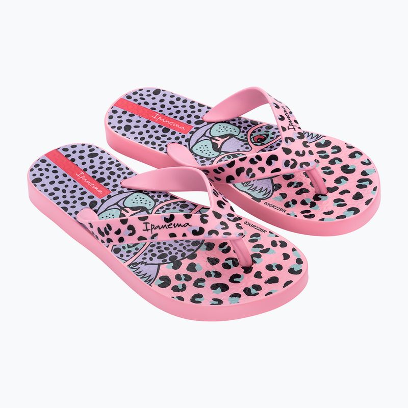 Ipanema Safari Fun Kinder Pantoletten rosa und lila 26851-AF799 9