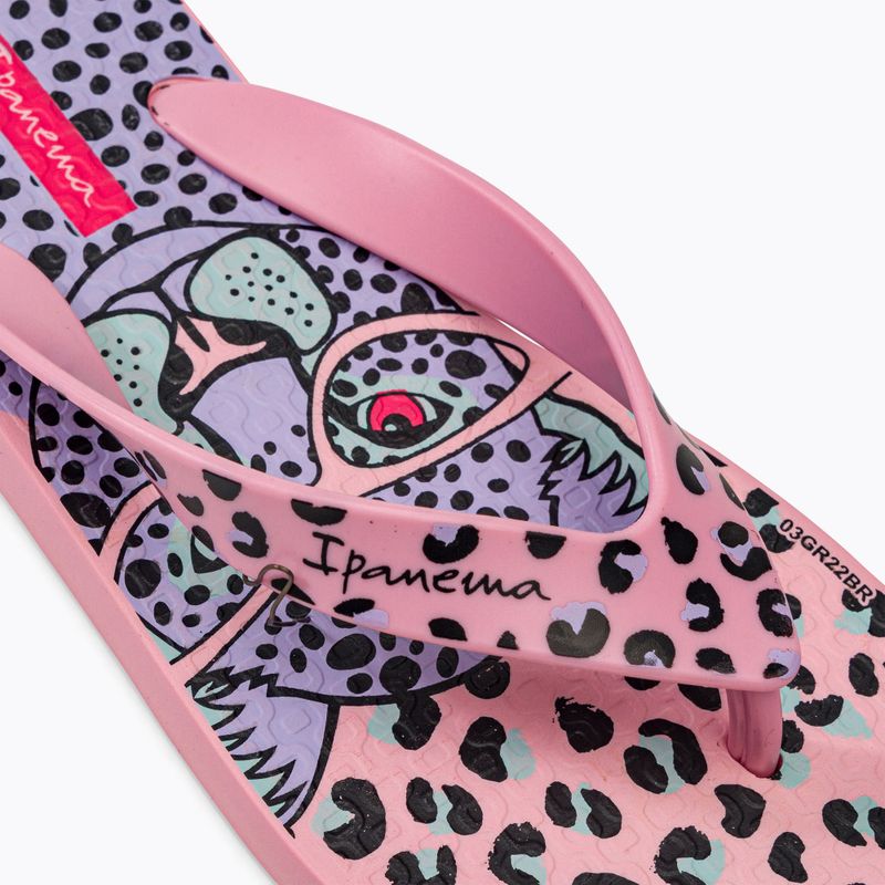 Ipanema Safari Fun Kinder Pantoletten rosa und lila 26851-AF799 7