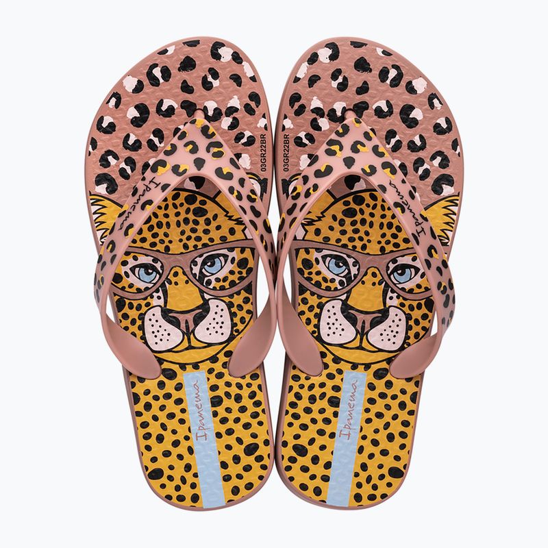 Ipanema Safari Fun Kinder Pantoletten rosa und gelb 26851-AF801 10