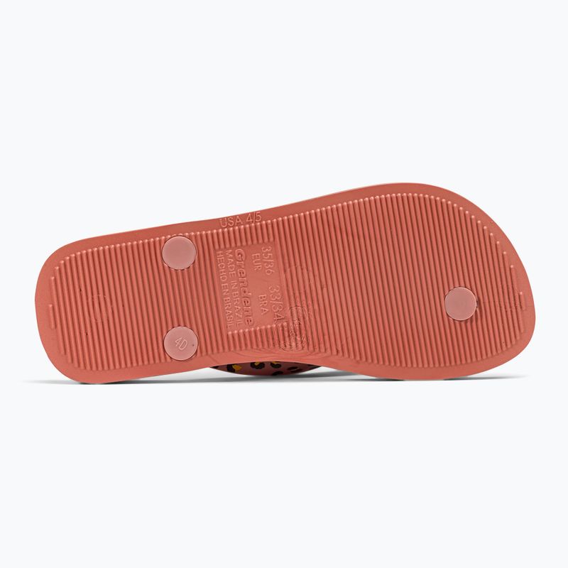 Ipanema Safari Fun Kinder Pantoletten rosa und gelb 26851-AF801 5