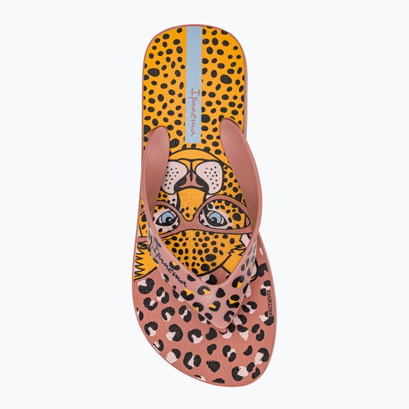 Ipanema Safari Fun Kinder Pantoletten rosa und gelb 26851-AF801 6