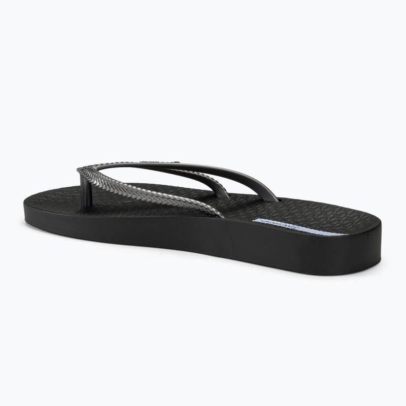 Flip-Flops Damen Ipanema Bossa Soft V black/silver