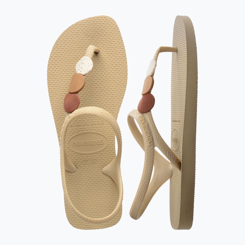 Havaianas Flash Urban Plus Damen Sandalen sand grau 11
