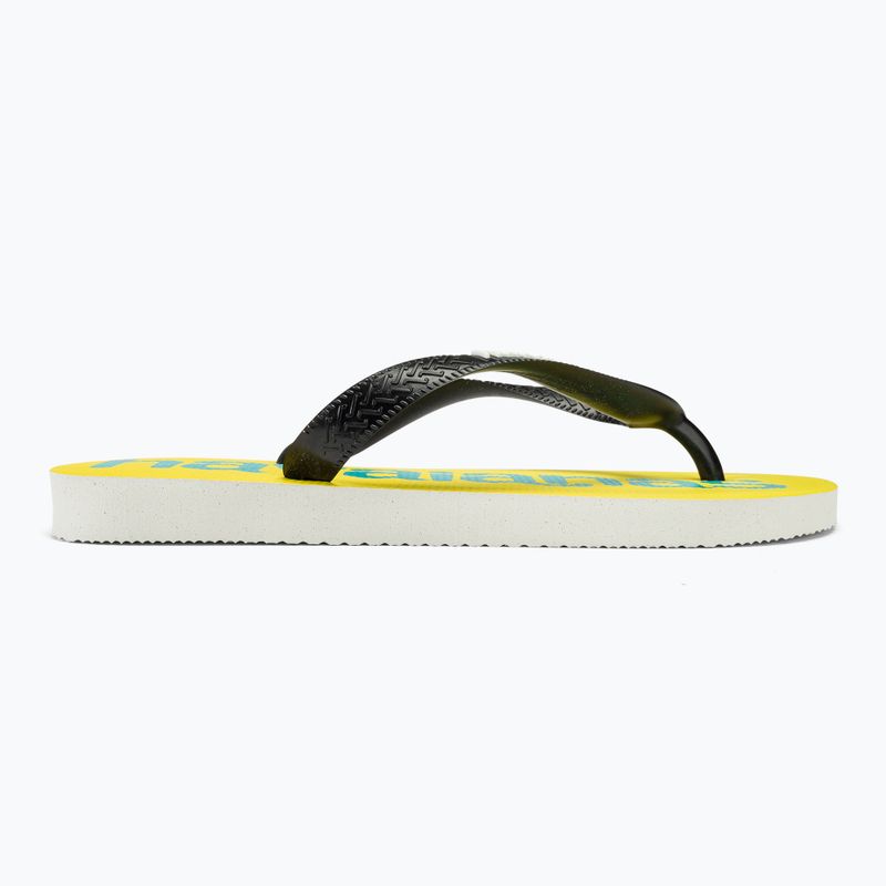 Havaianas Top Logomania 2 Flip Flops weiß / schwarz 2