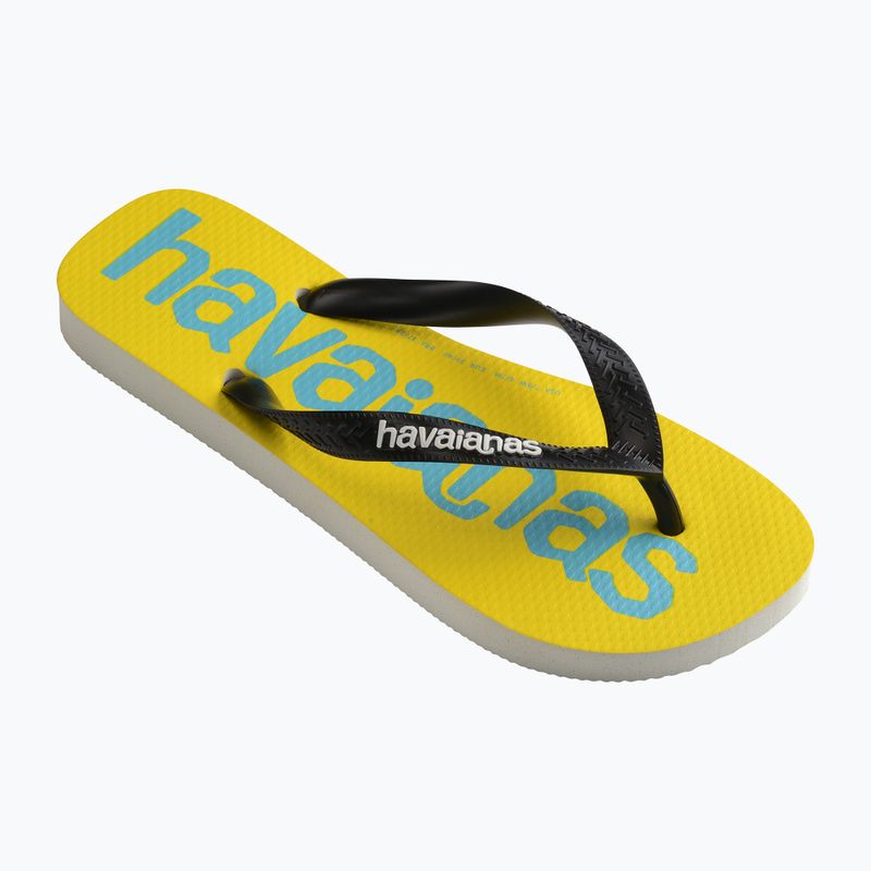 Havaianas Top Logomania 2 Flip Flops weiß / schwarz 8