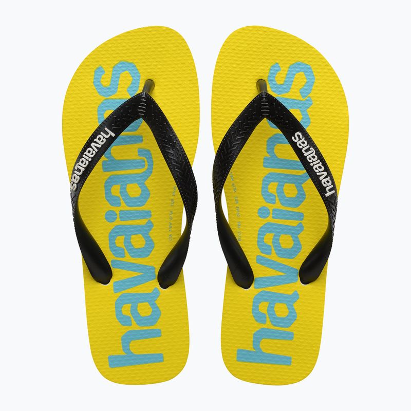 Havaianas Top Logomania 2 Flip Flops weiß / schwarz 10