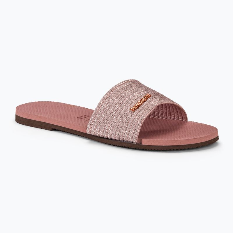 Havaianas You Malta Metallic Krokus rosa Damen Flip-Flops