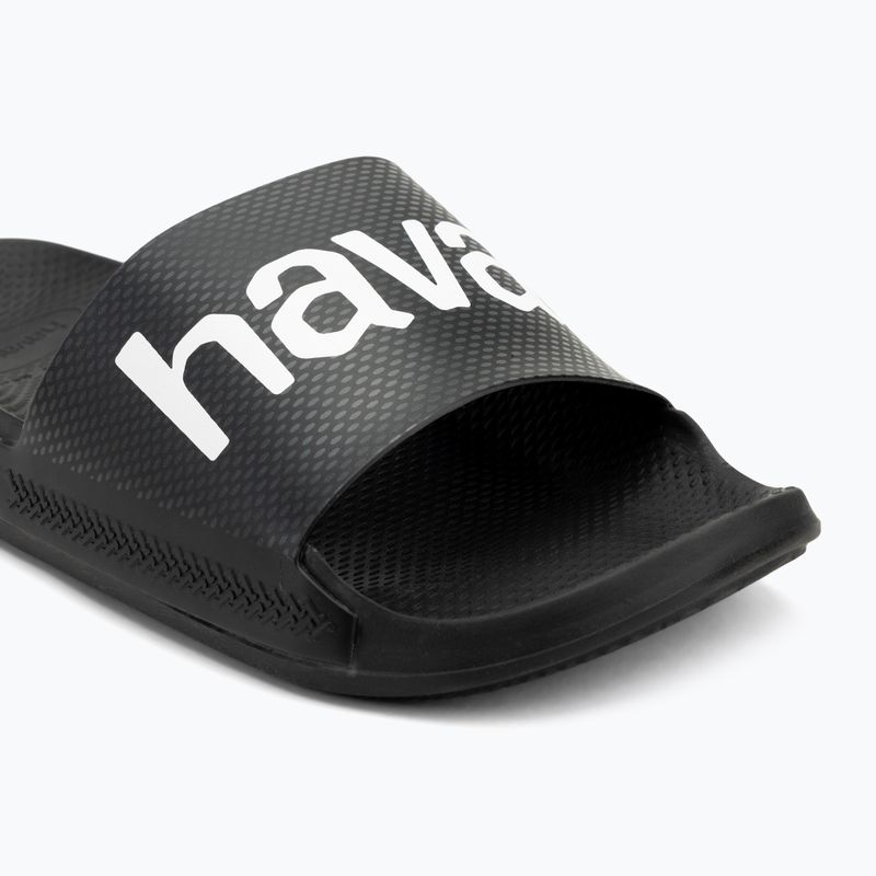 Havaianas Classic Logomania Flip-Flops navy schwarz 7