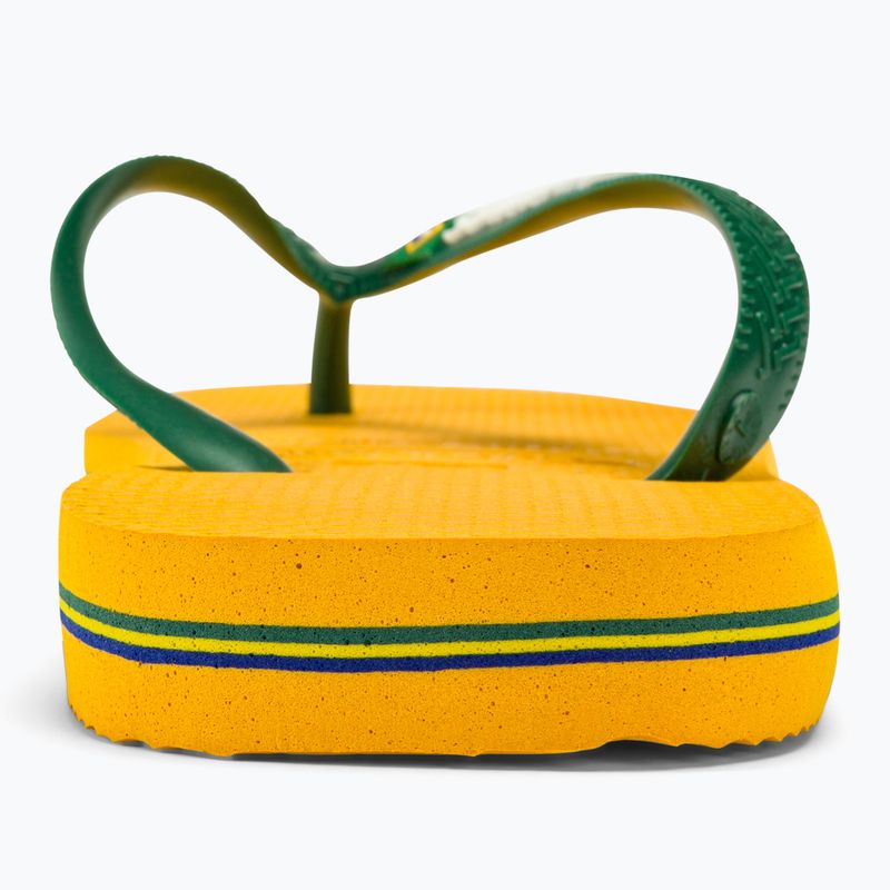Havaianas Brasil Logo Flip Flops Pop gelb 6