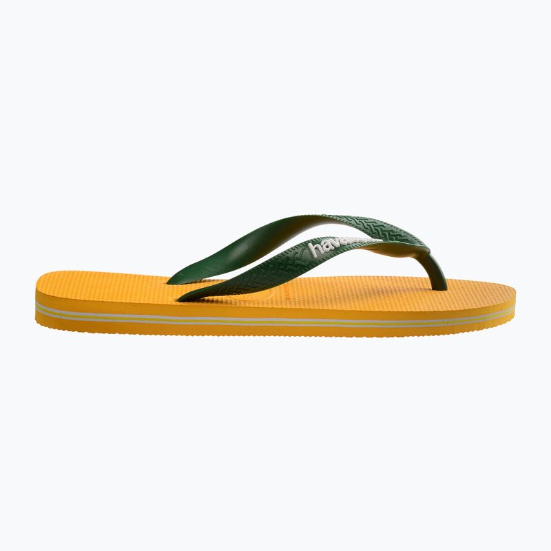Havaianas Brasil Logo Flip Flops Pop gelb 9