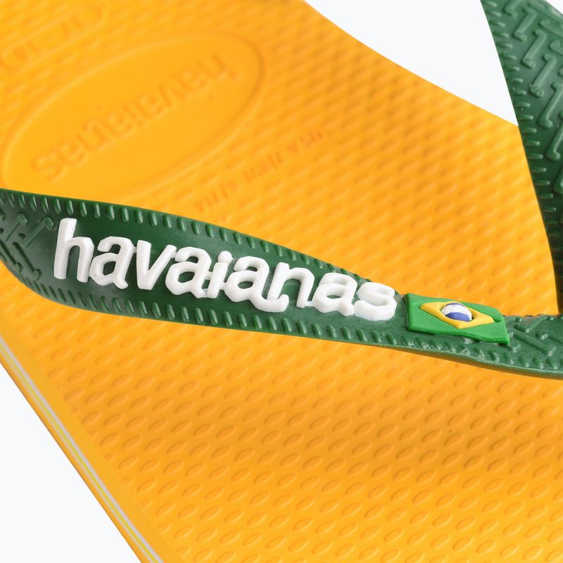 Havaianas Brasil Logo Flip Flops Pop gelb 12