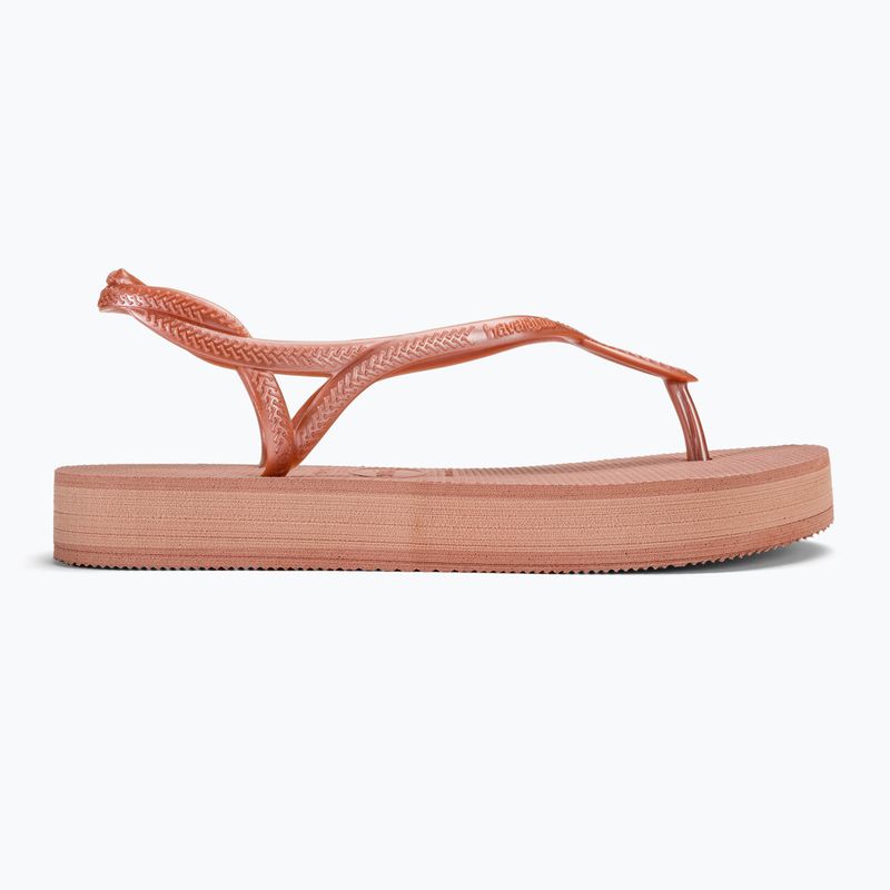 Havaianas Luna Flatform Damen Sandalen Krokus Rose 2