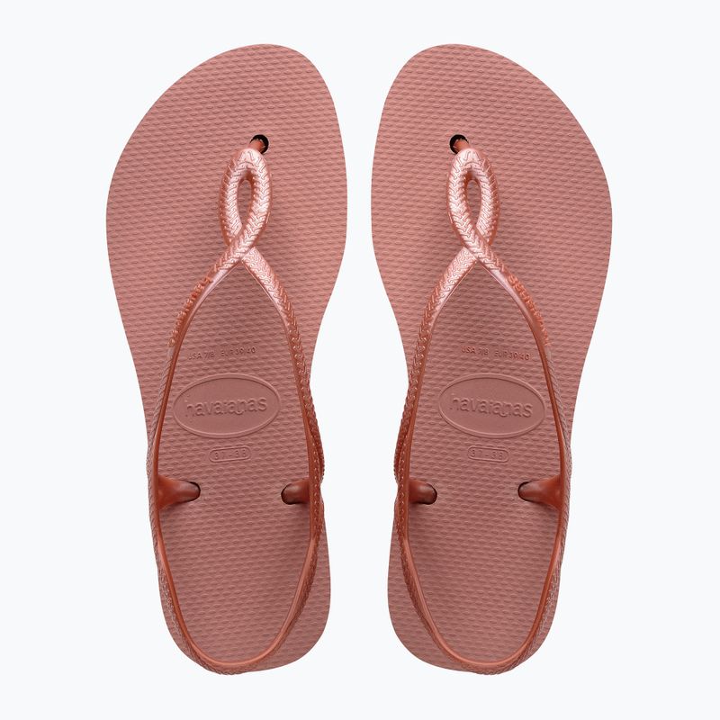 Havaianas Luna Flatform Damen Sandalen Krokus Rose 10