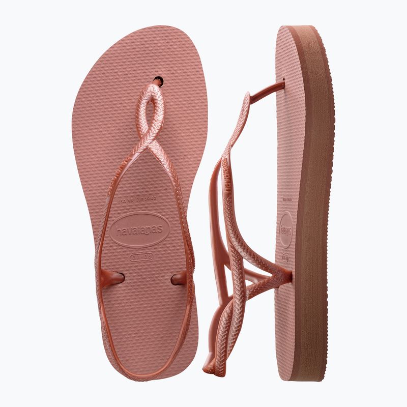 Havaianas Luna Flatform Damen Sandalen Krokus Rose 11