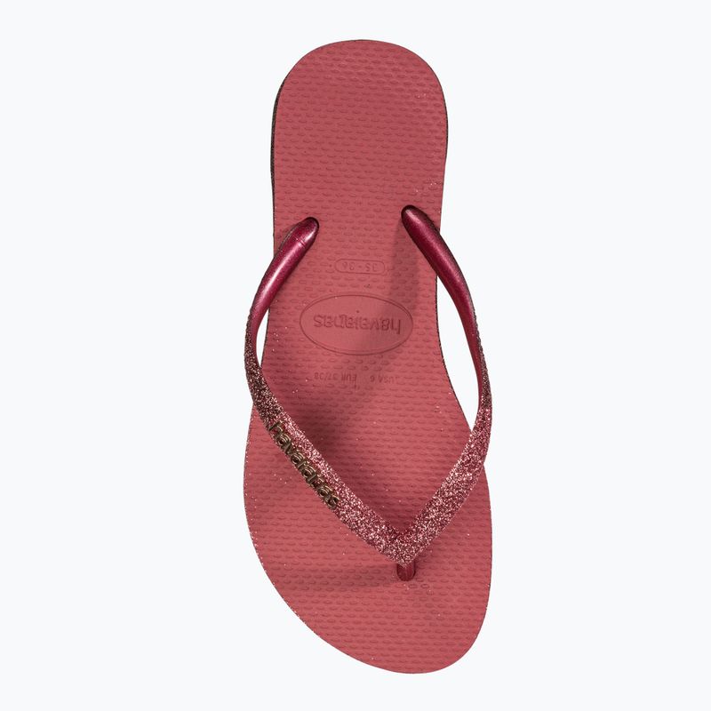 Havaianas Slim Sparkle II Damen Flip Flops pau brasil 5