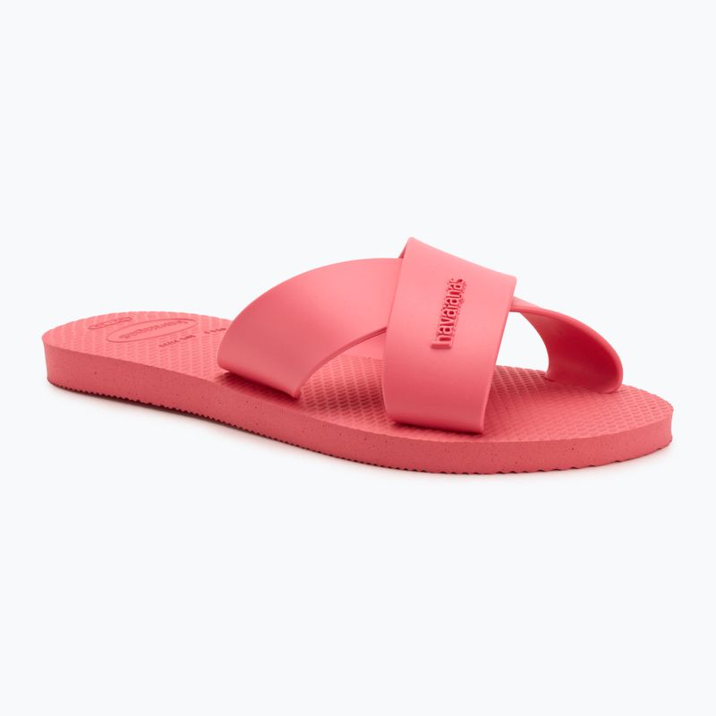 Damen-Flip-Flops Havaianas Aqua rosa Porzellan