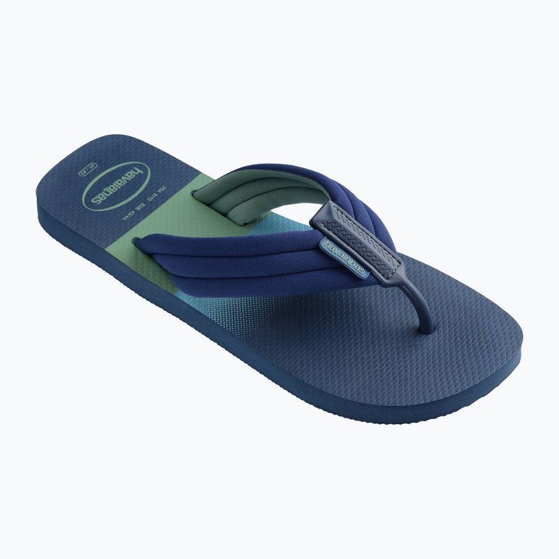 Herren Havaianas Urban Print indigoblau Flip Flops