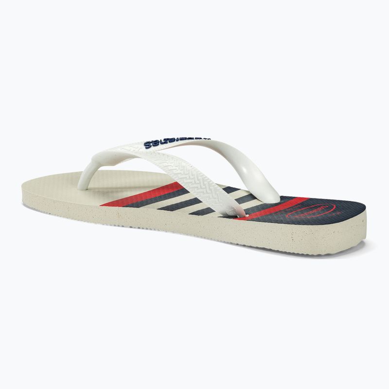 Havaianas Top Nautical Flip Flops weiß/weiß/marineblau 2